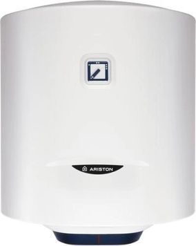 Водонагрівач Ariston BLU1 R 50 V 1.5 К PL DRY White 1500W, сухий ТЕН, захист від перегріву, терморегулятор, вертикальний, захист від надлишкового тиску, 50л, накопичувальний, круглий, механічне керування