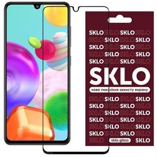 Захисне скло SKLO 3D з рамкою для Realme GT Neo 3, чорне