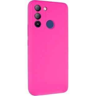 Чохол Silicone Cover Lakshmi Full Camera Рожевий для TECNO Pop 5 LTE