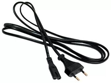 Кабель живлення від мережі PC-184, Black, 1.8 м, CEE 7/16 - IEC C7, 2x0.5 мм&sup2; (PC-184/2), Cablexpert