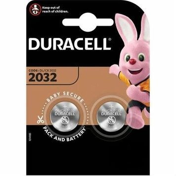Батарейка CR2032, літієва, Duracell, Blister (DL2032-2), 2 шт
