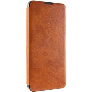 Кожаный чехол-книжка Belora для Samsung Galaxy A57 5G, коричневый