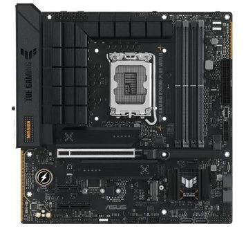 Материнська плата LGA1700, Asus TUF GAMING B760M-PLUS WIFI II, Realtek 7.1, 4xSATA3, 3xM.2, Int.Video(CPU), 6xUSB3.2/7xUSB2.0, Bluetooth 5.3, 1xPCI-E 3.0 x1, MicroATX, B760, HDMI/DP, Realtek 2.5Gb, 4xDDR5, 1xPCI-E 5.0 x16, 1xPCI-E 4.0 x4, WiFi 6E