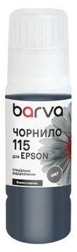 Чорнило Barva Epson 115, Grey, флакон OneKey (E115-870e), водорозчинне, 70 мл, для L8160/L8180