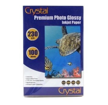 Фотобумага Crystal, глянцевая, 230 г/м&sup2;, 50 л (GL-A4-230-50), A4
