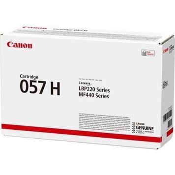 Картридж Canon 057H, Black, MF443/445/446/449, 10 000 стор (3010C002), LBP223/226/228