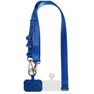 Шнурок Tamgram широкий с двумя креплениями 140см Navy Blue