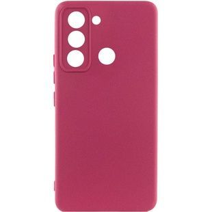 Чехол Silicone Cover Lakshmi Full Camera (A) бордовый для TECNO Spark 8C