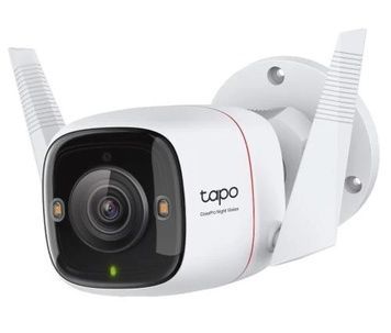 IP камера TP-Link Tapo C325WB, White, 4 Мп (2688x1520), двосторонній аудіозв'язок, день/ніч, 1/1.79" CMOS, f/1.0, microSD, H.264, WiFi (2.4 GHz), кут огляду 127&deg;, iOS 10+ / Android 5.0+, IP66