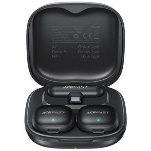 Петличний бездротовий мікрофон Acefast R1 Type-C Black