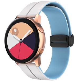 Силиконовый ремешок Classy для Smart Watch 20mm, White/Blue