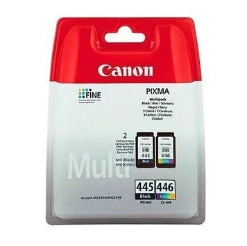 Комплект картриджей Canon PG-445 + CL-446, 8 мл + 8 мл (8283B008), 8 мл (Black), 8 мл (Color), Black/Color, комплект картриджей