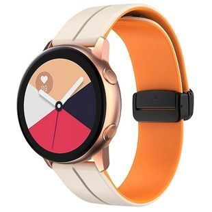 Силиконовый ремешок Classy для Smart Watch 20mm White/Orange