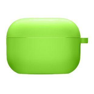 Силіконовий футляр з мікрофіброю Tamgram для AirPods Pro, салатовий