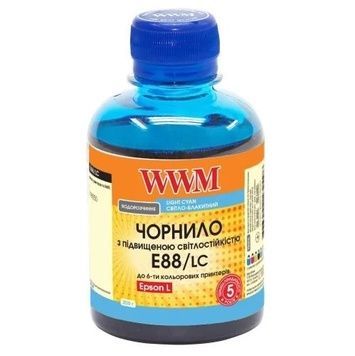 Чорнило WWM Epson 108, Light Cyan, водорозчинне (E88/LC), L8050/L18050, 200 мл