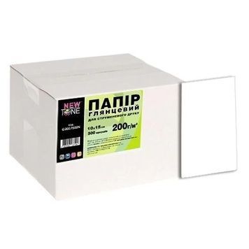 Фотопапір NewTone, глянсовий, A6 (10x15), 500 арк (G200.F500N), 200 г/м&sup2;