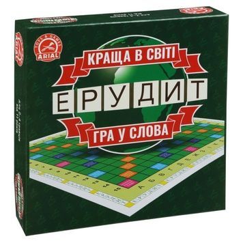 Гра в слова Ерудит Arial 910107 (настільна гра) українською мовою