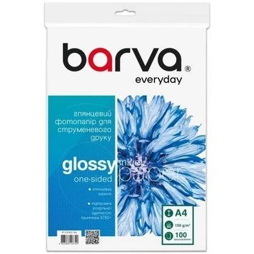 Фотобумага Barva, глянцевая, 150 г/м&sup2;, A4, серия "Everyday" (IP-CE150-136), 100 листов