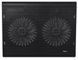 Підставка для ноутбука до 17" Trust Azul, Black, 640 г (20104), 2x12.5 см вентилятори, сітчасте металеве верхнє покриття, блакитне LED підсвічування, 360х280х50 мм