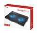 Підставка для ноутбука до 17" Trust Azul, Black, 640 г (20104), 2x12.5 см вентилятори, сітчасте металеве верхнє покриття, блакитне LED підсвічування, 360х280х50 мм