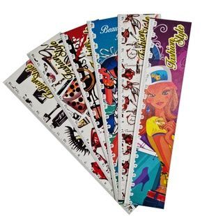 Набір закладок для книг, 6 шт, Fashion Style (ЗК-01)