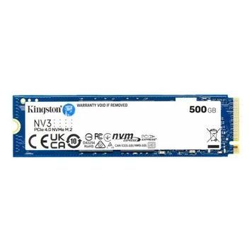 Твердотільний накопичувач SSD 500Gb, Kingston NV3, 5000/3000 МБ/с (SNV3S/500G), 3D TLC, M.2 2280, PCI-E 4.0 x4