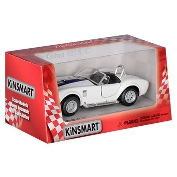 Инерционная коллекционная машинка для детей SHELBY COBRA KT5322W (KT5322W), цвет Белый