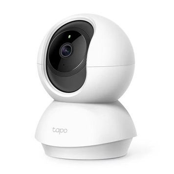 IP камера TP-Link Tapo C210, White, 3 Мп(2304x1296/15 fps), день/ніч, H.264, кут огляду до 360&deg;/ 114&deg; по горизонталі/вертикалі, iOS 10+/Android 5.0+, WiFi (2.4 GHz), 1/2.8" CMOS, ІЧ-підсвічування 850 нм до 9 м, microSD, двосторонній аудіозв'язок, f/2.4, f
