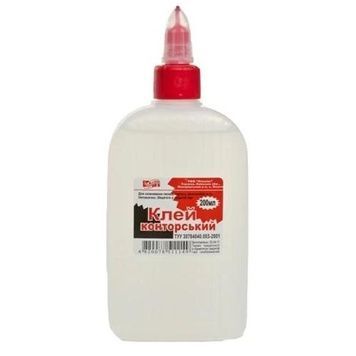 Клей конторський, полімерний, КіП (GLUEKIPKONT200ML), 200 мл, з супер ковпачком