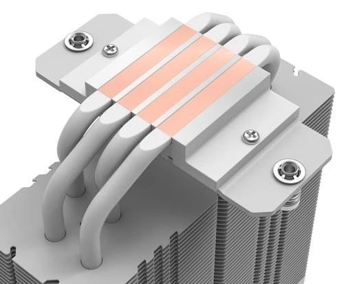 Кулер для процесора ID-Cooling FROZN A410 DW, White, 115x, алюміній/мідь, 152х98х120 мм, до 230 Вт, 4 теплових трубок, 29.85dB(A) Max, Intel: 1851, 500&plusmn;200 ~ 2000&plusmn;10% RPM, 1200, 1700, 120 мм, 4-pin PWM, AMD: AM4/AM5