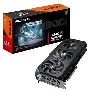 Відеокарта Radeon RX 9070, Gigabyte, 2xHDMI/2xDP, 2700/20000 MHz, 2x8-pin (GV-R9070GAMING OC-16GD), GAMING OC, 256-bit, 16Gb GDDR6