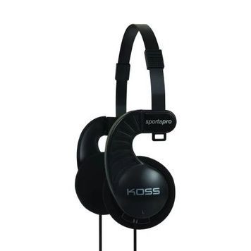 Навушники Koss Sporta Pro, Black, 103 дБ, 1.2 м (197039.101), глибокі баси, 3.5 мм, 60 Ом