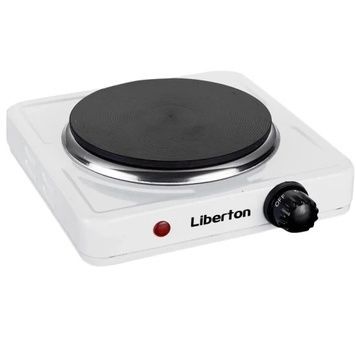 Настільна плита Liberton LEC-6905 White, 1500 Вт, механічне керування, автовідключення (LEC-6905), чавун, електрична