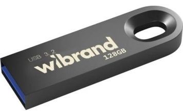 Флеш накопичувач USB 128Gb Wibrand Eagle, Grey, USB 3.2 Gen 1 (WI3.2/EA128U10G), Метал, 128 ГБ, Моноблок