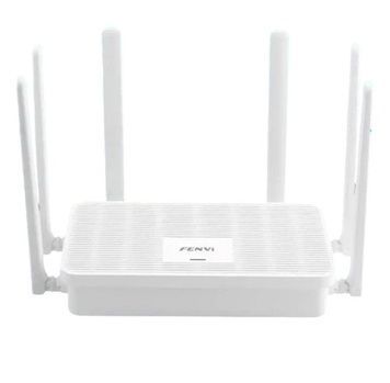 Роутер Fenvi FV-AX3000WR, White, 1xGWan, 6 внешних антенн, 3xGLan, WiFi 6 (2.4GHz до 574 MB/s / 5GHz до 2402 MB/s), MU-MIMO