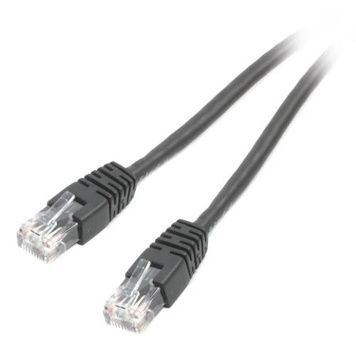 Патч-корд 3 м, UTP, Cablexpert, Black, PVC (PP6U-3M/BK), Cat.6, CCA