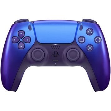 Геймпад Sony PlayStation 5 DualSense, Chrome Indigo, подвійна вібрація, комбіноване, Bluetooth / USB Type-C, PC, PS4, PS5, Android, iOS