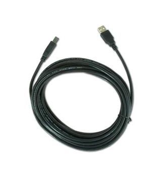 Кабель USB 2.0 AM - USB BM, 4.5 м, Cablexpert (CCP-USB2-AMBM-15), Black