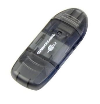 USB кардрідер STLab U-371, чорний, USB 2.0 - SD