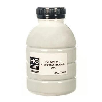 Тонер HP LJ P1005/1505/M1120/M1522, Canon LBP-3010/3100/3250, HG (TSM-HG361-080), 80 г