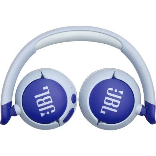 Навушники бездротові JBL JR 320BT, Blue/White, дитячі (JBLJR320BTBLU), Bluetooth, акумулятор 500 mAh, мікрофон