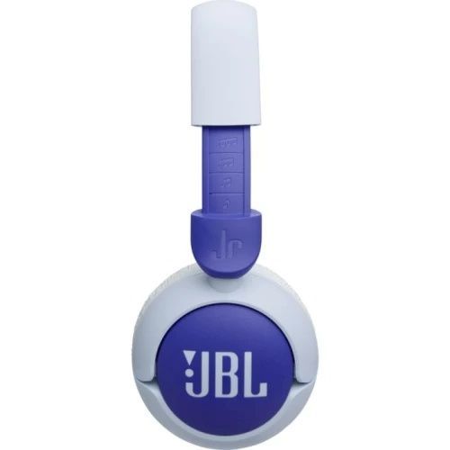 Навушники бездротові JBL JR 320BT, Blue/White, дитячі (JBLJR320BTBLU), Bluetooth, акумулятор 500 mAh, мікрофон
