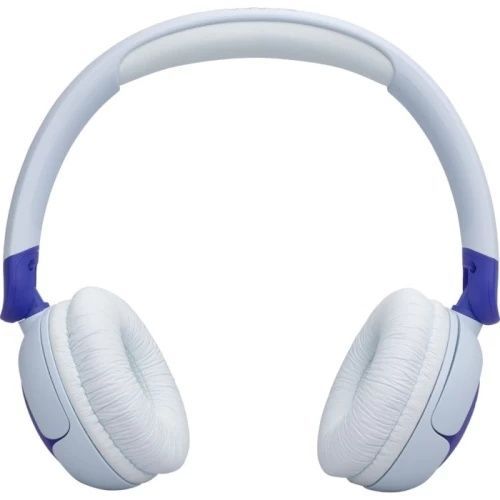 Навушники бездротові JBL JR 320BT, Blue/White, дитячі (JBLJR320BTBLU), Bluetooth, акумулятор 500 mAh, мікрофон