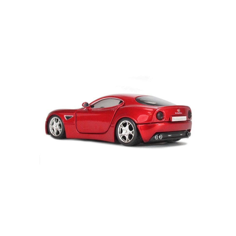 Автомодель дитяча Bburago ALFA 8C COMPETIZIONE (18-43004) червоний металік, масштаб 1:32