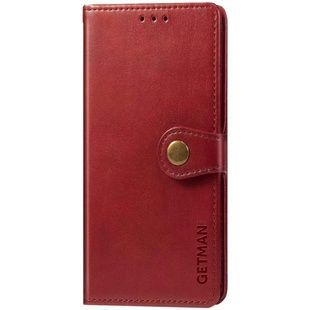 Шкіряний чохол-книжка GETMAN Gallant (PU) Червоний для TECNO Camon 18 / 18P