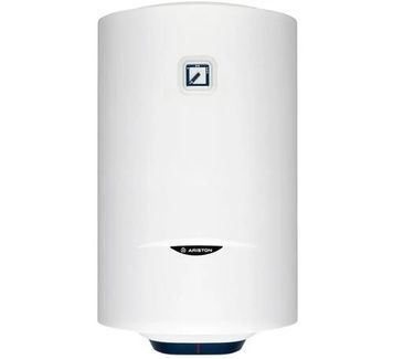 Водонагрівач Ariston BLU1 R 80 V 1.5 К PL DRY White 1500W, сухий ТЕН, захист від надлишкового тиску, вертикальний, круглий, накопичувальний, захист від перегріву, терморегулятор, механічне керування, 80л