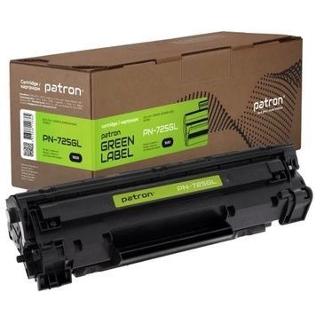 Картридж Canon 725, Black, Patron Green (PN-725GL), MF3010, 1600 стор, LBP-6000/6020