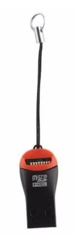 USB кардридер STLab U-374 (USB 2.0, Black/Red) для microSD