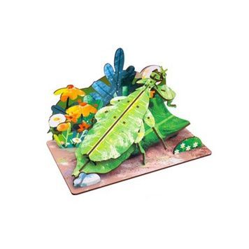 3D дерев'яний пазл Phylliidae 68038W (58 деталей)