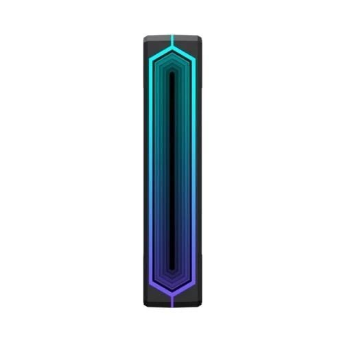 Вентилятор 120 мм, GameMax FN12A-S8I-R, 800-1600 об/хв, 50 см), 4-pin (PWM, Black, ARGB підсвічування, 50 см) / 3-pin (ARGB, гідродинамічний підшипник, 120х120х25 мм, до 31.21 дБ